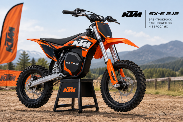 KTM выпустил электрокросс SX-E 2.12 для рослых новичков